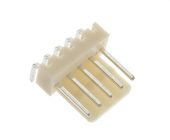 Beige 8 Pin Header Connector , 2,54mm Pitch Male Angled Pcb Mounted Connectors