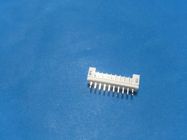 Straight  Angle Dip Type Pcb Mount Connector , Wafer 3 Pin Pcb Connector White Color