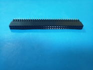 2.54mm np female header Pin Header Connector H :13.5mm, DIP,Black Color