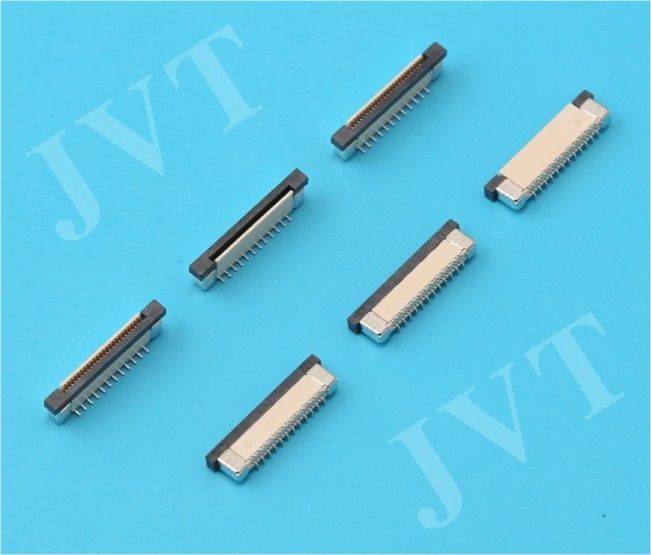 0.5mm pitch 10 pin ZIF FPC Electrical connector for PCB Board Connector with 180 Degree 1.5mm Height SMT type