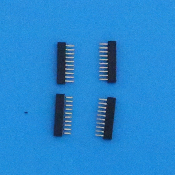 Industrial 10 Pin Header Connector , 2.0mm Pitch Single Row Electrical Pin Connectors