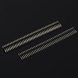 中国 二重列/単一の列のすくいPinヘッダーPCBの電気ピン コネクタ ピッチ2.54mm 工場
